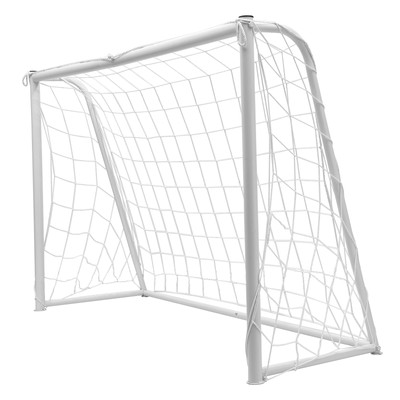 Steel Frame 6' x 4' Portable Football Goal Soccer Net Quick Ball Sport Training