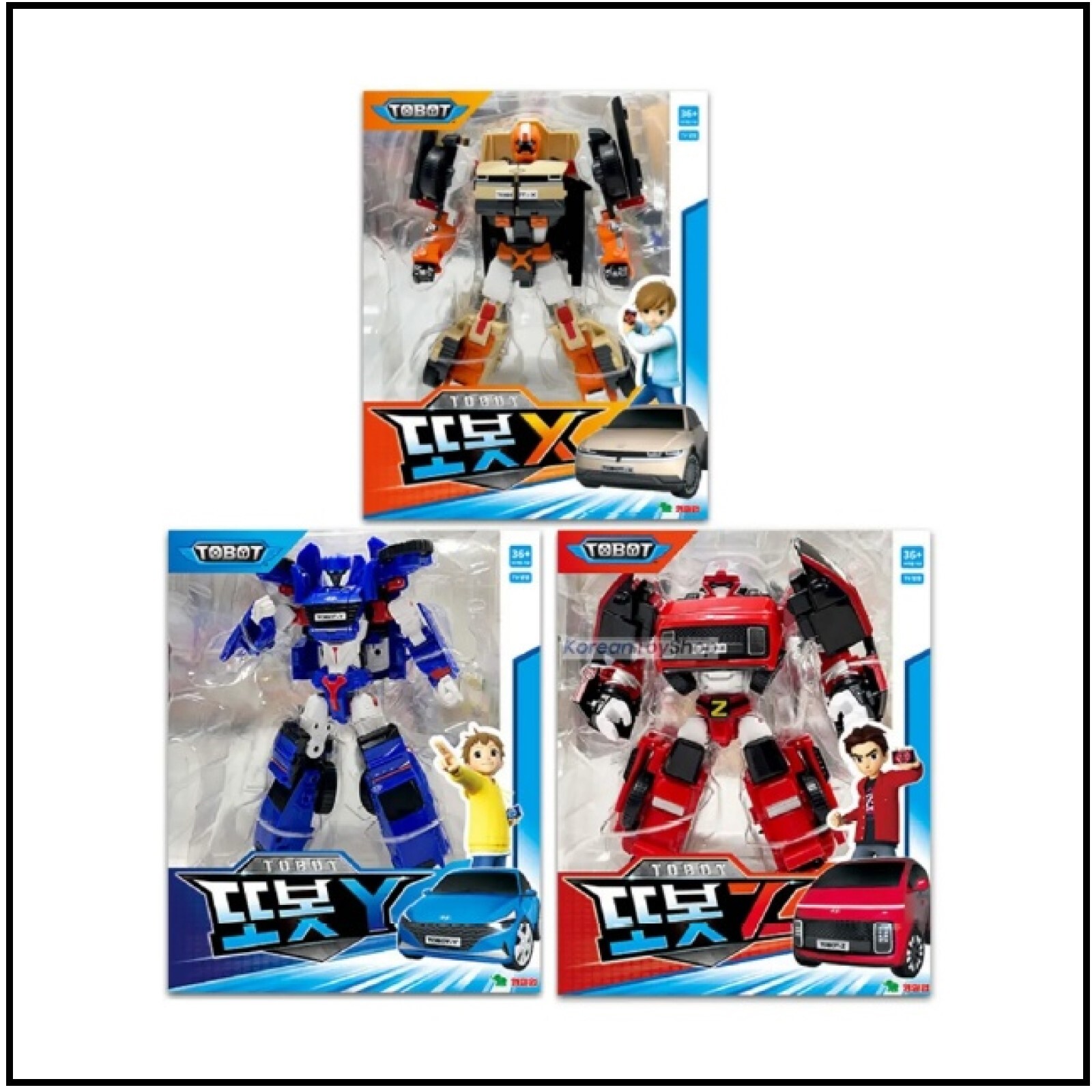 特撮 TRANSFORMATION CAR TOBOT X- TOBOT MEDIUM ORIGINAL X  Korean Animation Korean toy Amazon.com: New TOBOT, TOBOT X, Youngtoys Transforming