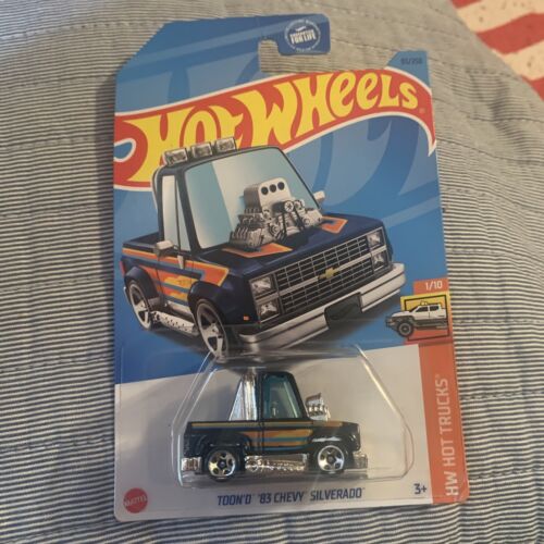 Hot Wheels - 2023 Series Car - Black TOON'D '83 Chevy Hot Wheels - 2023 Series Car - Black TOON'D '83 Chevy