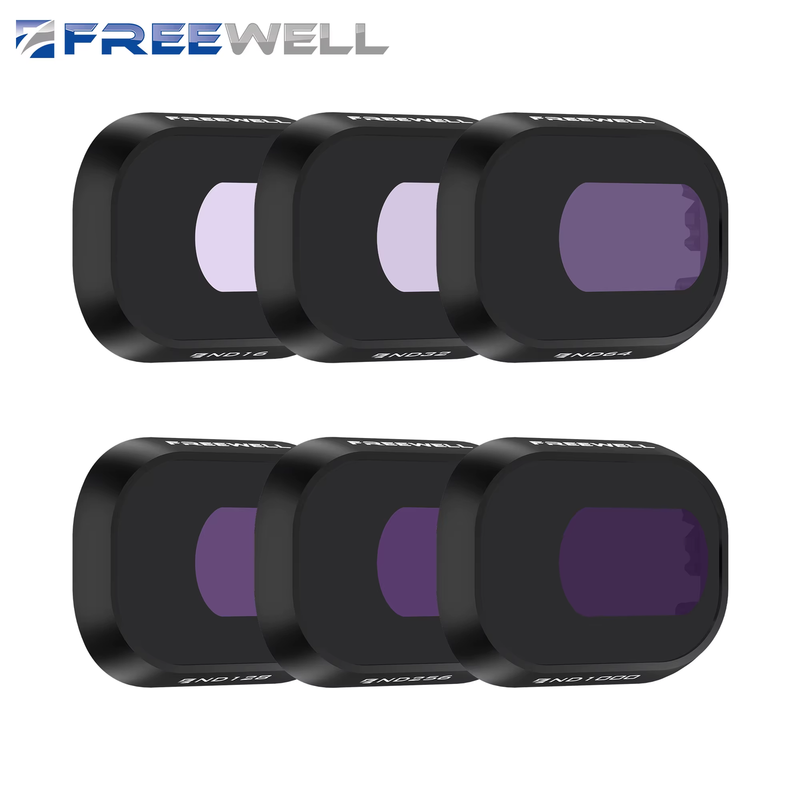 All Day-6Pack ND16, ND32, ND64, ND128, ND256, ND1000 Compatible with Mini 4 Pro,