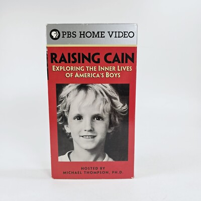 Raising Cain: Exploring Tge Inner Lives Of American Boys PBS Home Video VHS 2006