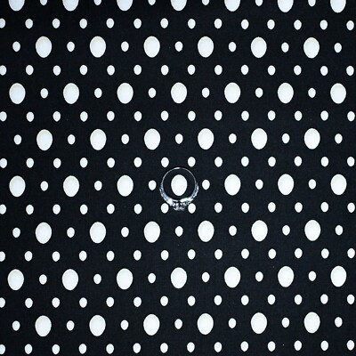 BonEFul Fabric FQ Cotton Quilt Black White B&W Easter Egg Chicken Rooster Duck S