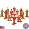 ArtCreativity 2.5 Inch Mini Fireman Figurines for Kids- Set of 12- Free Standing Firefighter Toys Figures- Birthday Party Favors for Boys and Girls, Goody Bag Fillers, Cake Toppers and Decorations