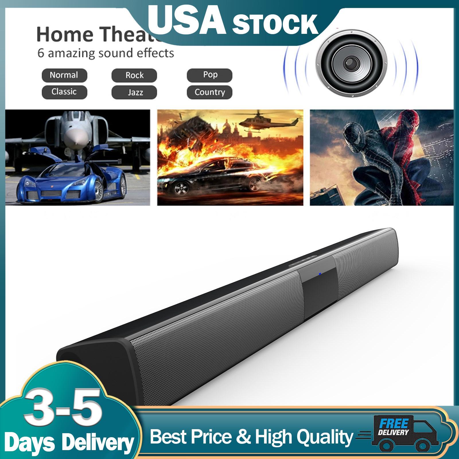 Portable Surround Sound Bar Bluetooth Wireless Subwoofer Home Theater System T05