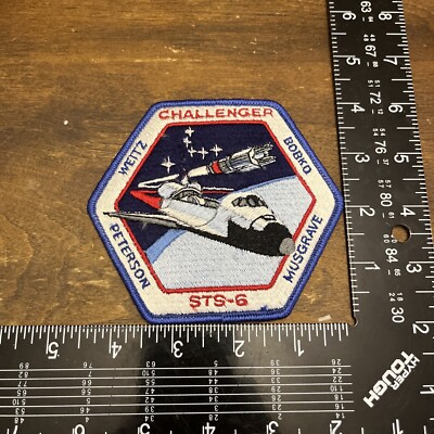 NASA Space Shuttle Challenger STS-6 Mission Patch Extravehicular Mobility Unit