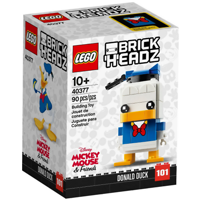 LEGO Disney Brickheadz Donald Duck 40377 Age 10 90 pcs Mickey