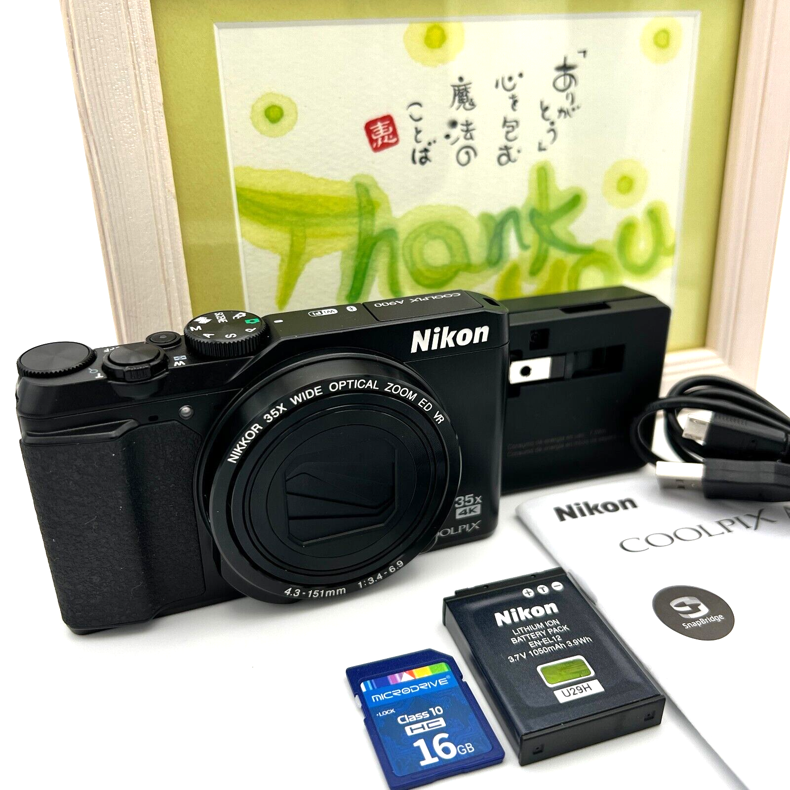 Nikon COOLPIX A900 Black 20.0MP Compact Digital Camera From Nikon COOLPIX A900 Black 20.0MP Compact Digital Camera From