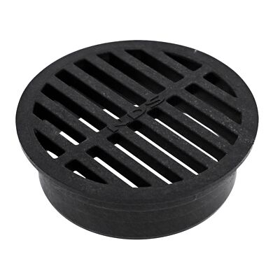 NDS 11, 4 in. Round Grate Cover Connects to 4 Inch Drain Pipes & Fittings