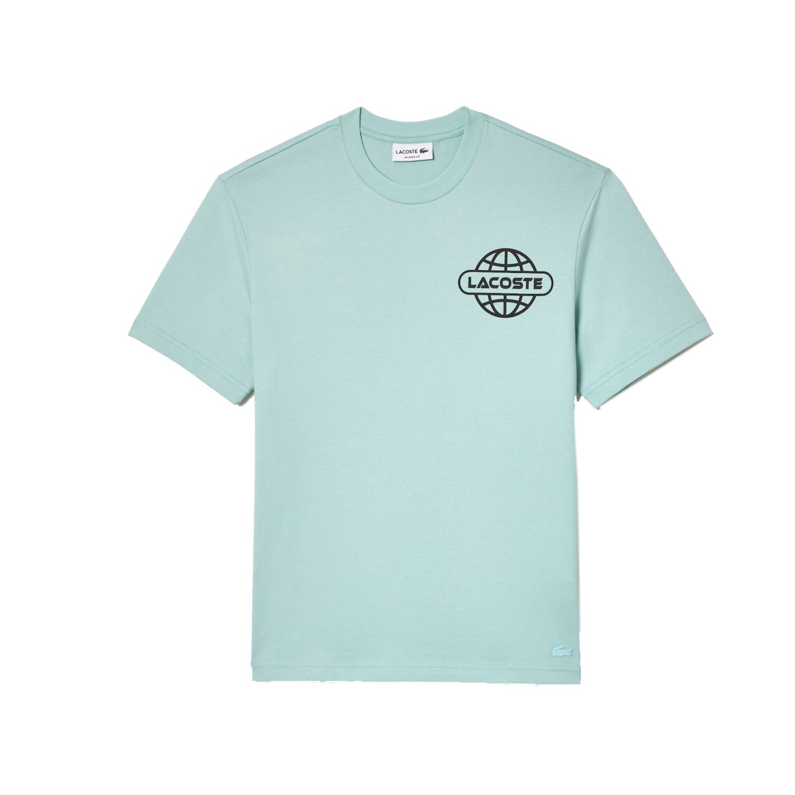 Tシャツ・カットソー LACOSTE SS24 Dark green polyester t-shirt (TH7545 IY4) Unisex Crew Neck Organic Cotton T-Shirt - T-shirts - New In