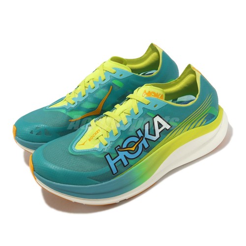 

Мужские беговые кроссовки Hoka U Rocket X 2 Ceramic Green Evening Primrose 1127927-CEPR, Зеленый, U Rocket X 2