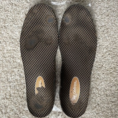 Aetrex Men's Lynco Foot Orthotics Compete Med/ High Arch Insoles L400M Size 10