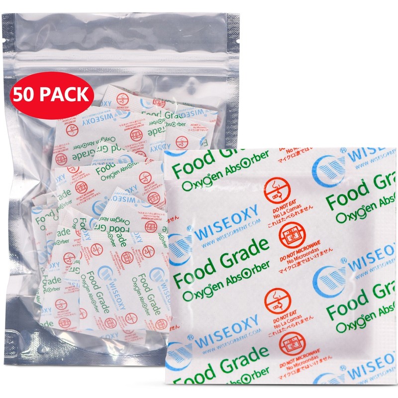 300cc Oxygen Absorbers for Long Term Food Storage Mylar Bags