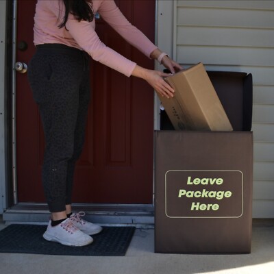 Parcel Drop Box For Outside, Foldable, Delivery Packages, Storage, Mailbox
