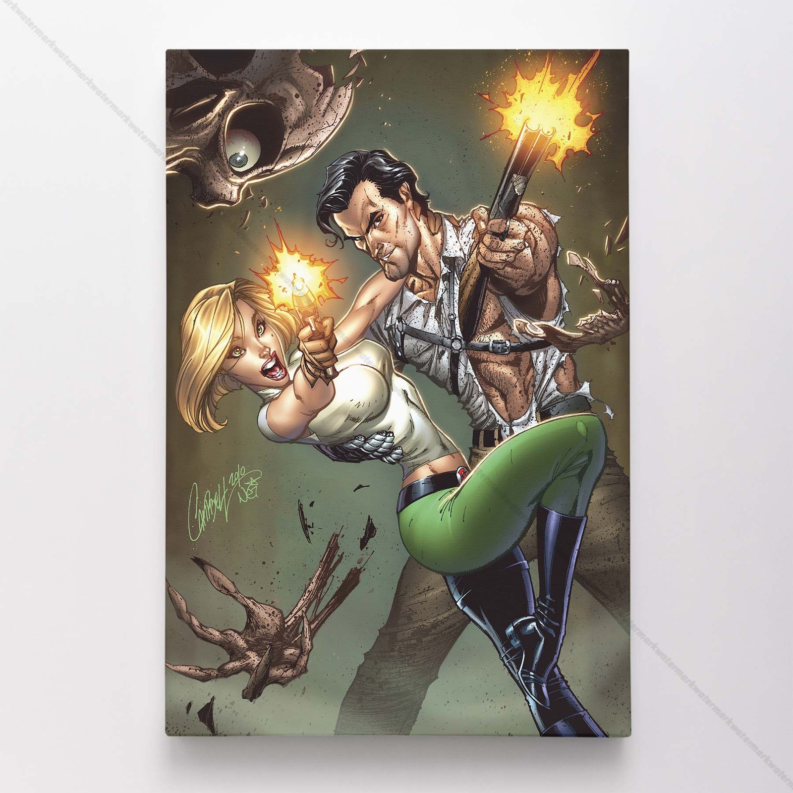 Evil Dead Poster Canvas Army of Darkness Ash Movie Art Print #196