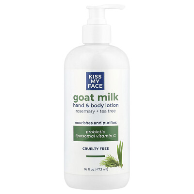 Goat Milk Hand & Body Lotion, Rosemary + Tea Tree, 16 fl oz (473 ml)