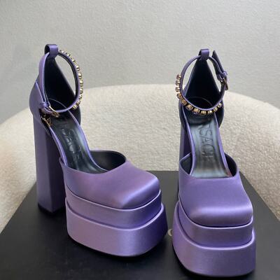 Versace Medusa Aevitas 125mm satin pumps