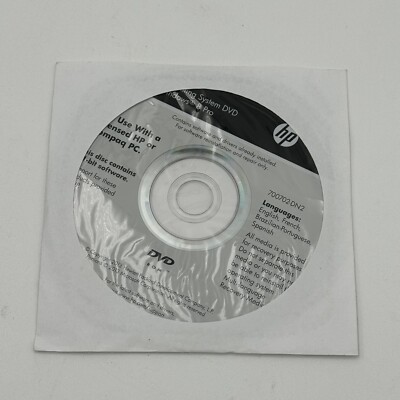 Windows 8 Professional Edition 64  Bit Install / Restore DVD for HP Computers