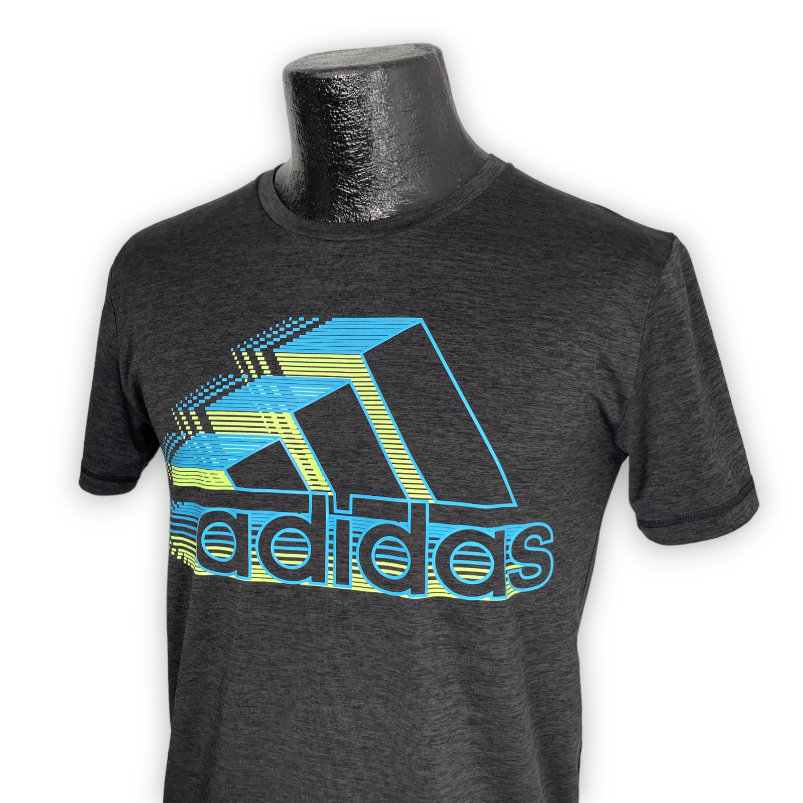 ウェア 90s adidas \"Performance Logo T-Shirt\" Vintage 80s 90s Adidas Trefoil Logo Stripes Double Sided T