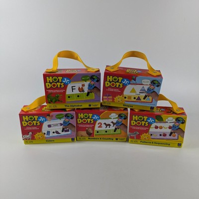 Hot Dots Jr 5 Interactive Pre-K Flashcard Sets Educational Homeschool Preschool