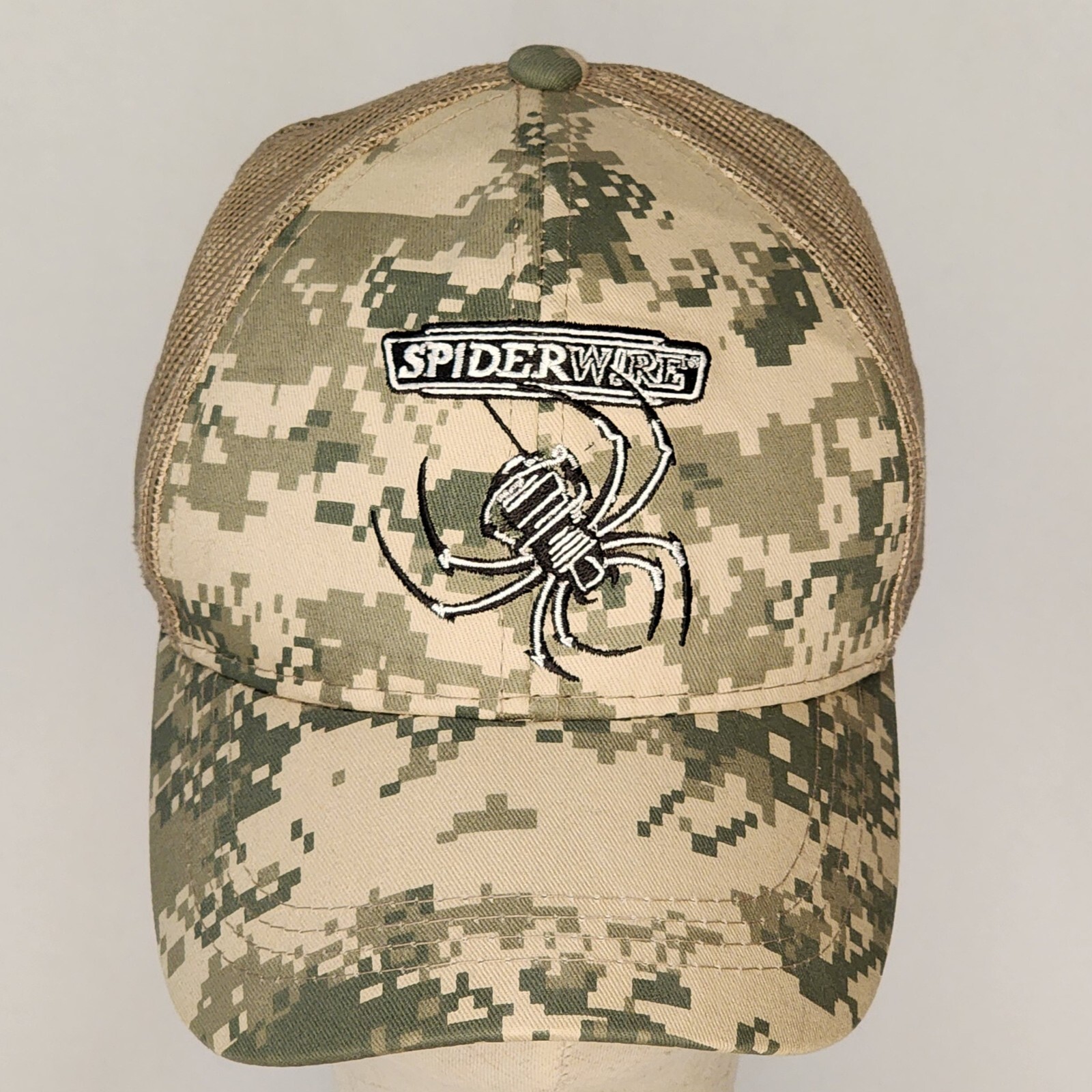 Spiderwire Embroidered Digital Camo & Mesh Adjustable Strap