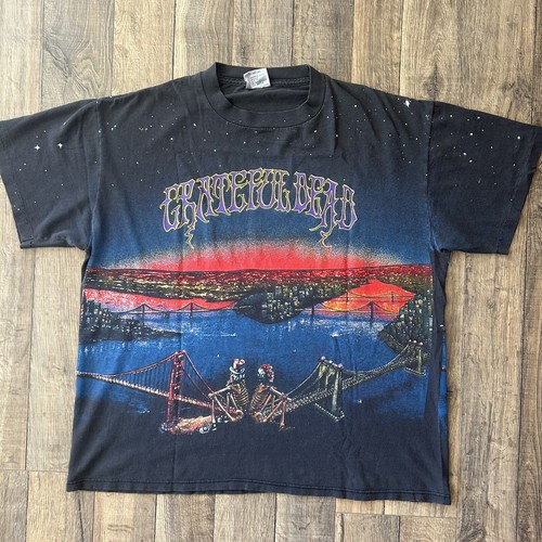【ズゴック】90 Brockum Grateful Dead SF NY RARE Grateful Dead San Francisco Brooklyn Bridge Vintage 90s