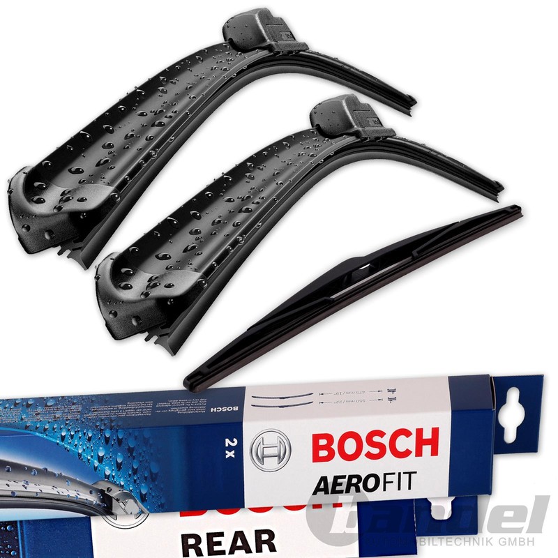 Bosch Aerofit Scheibenwischer Vorne + Hinten FÃ¼R Renault Clio 3 + Megane 3 Kombi