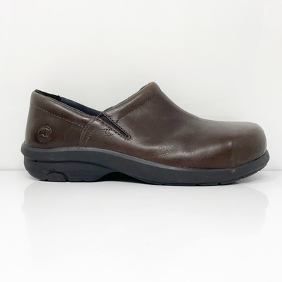 

Timberland Pro Womens Newbury 85599 Brown Alloy Toe Work Sneakers Обувь Размер 9 M, Коричневый, Newbury