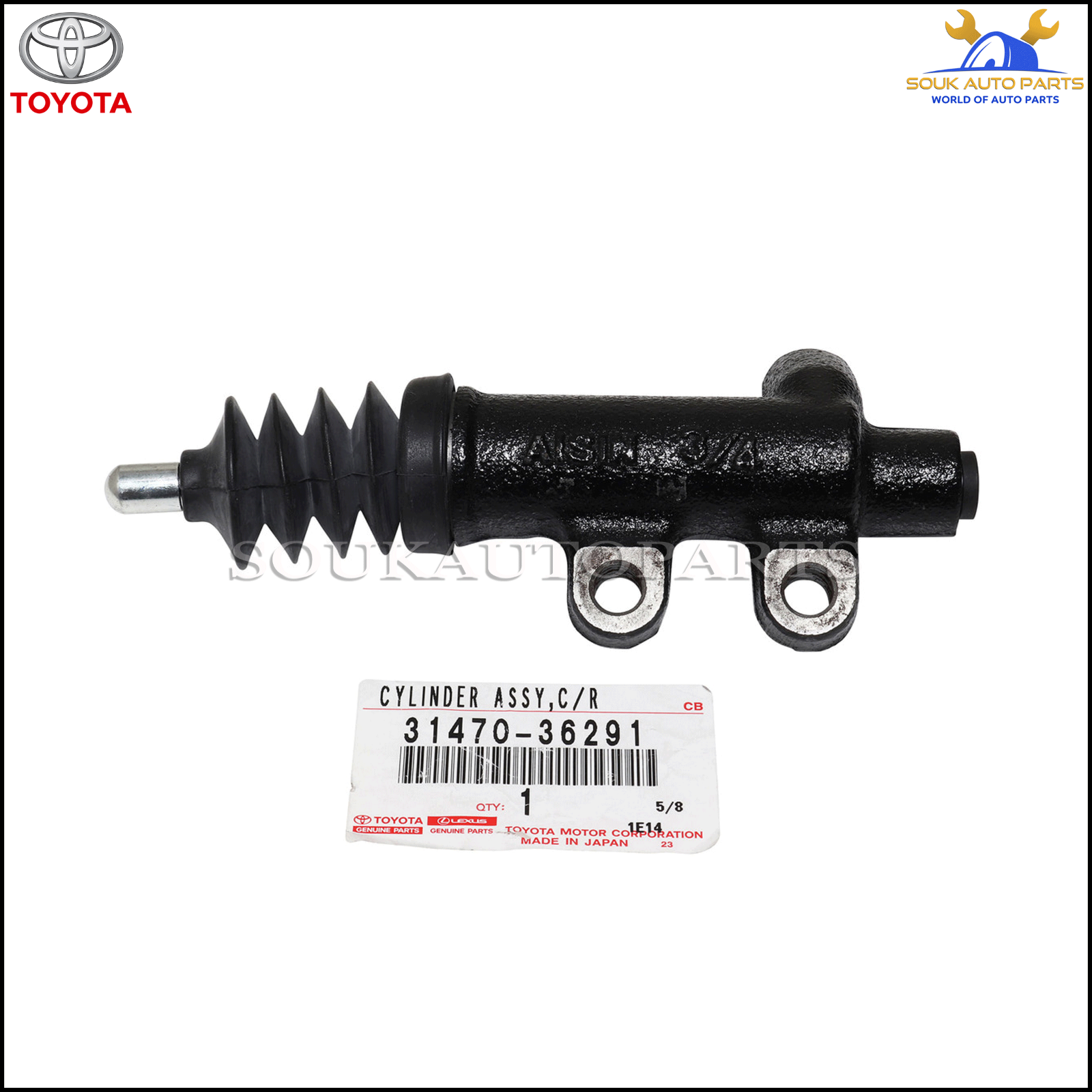 31470-36291 Genuine Toyota CYLINDER ASSY, CLUTCH RELEASE FOR