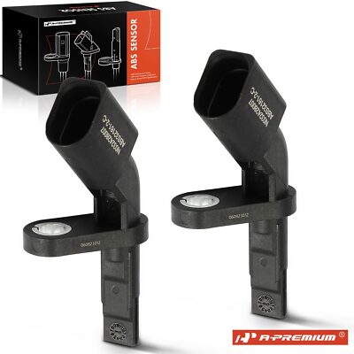 A-Premium 2Pcs ABS Wheel Speed Sensor Front or Rear for Porsche Panamera 10-16
