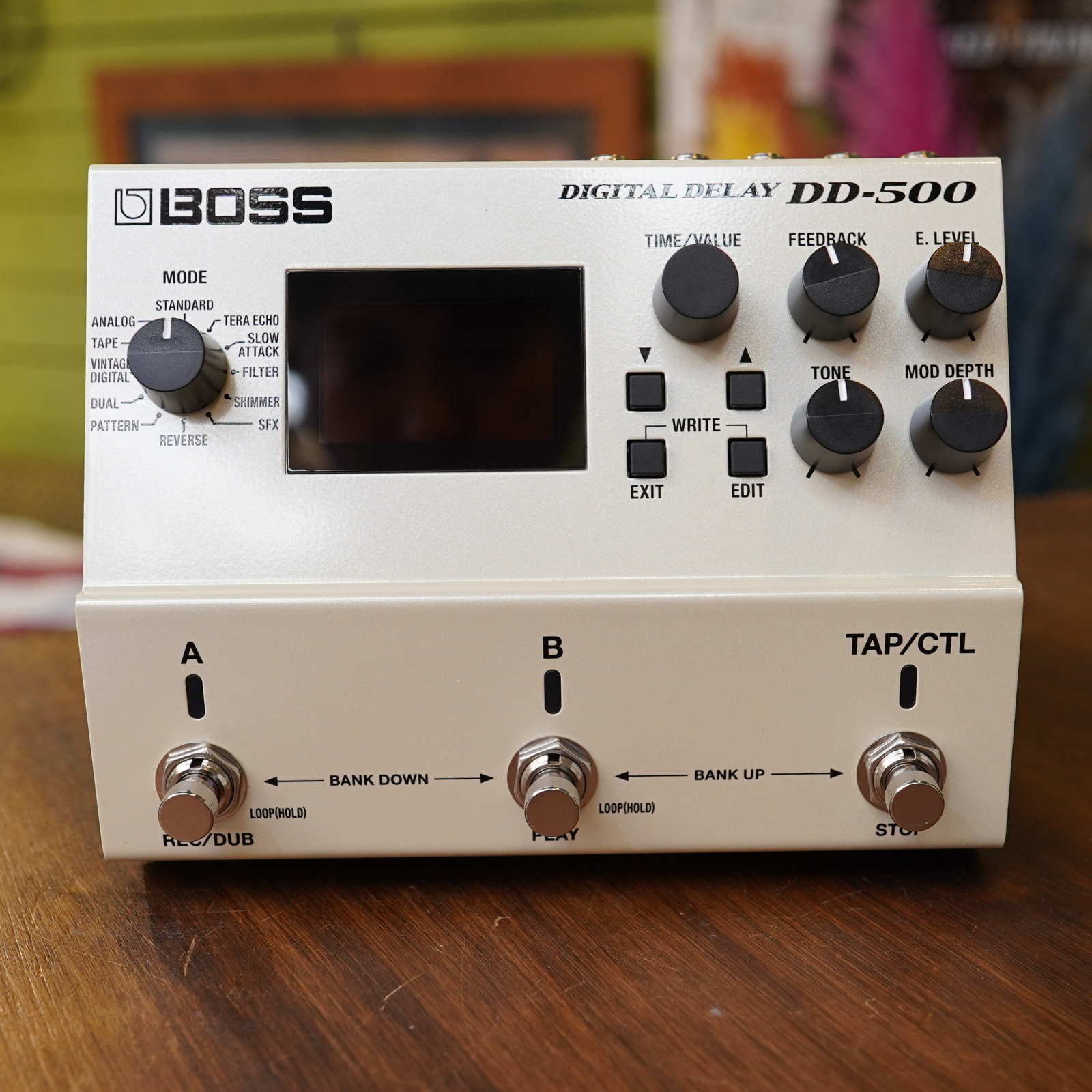 BOSS DD-500 Digital Delay Guitar Effects Pedal 12 delay