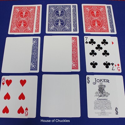 Utility Deck - Double Face, Back, Blank n Jokers - Bicycle Playing Cards