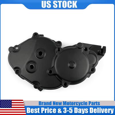 Engine Starter Case Crankcase Cover For Kawasaki Ninja ZX10R 06-10 Black T1