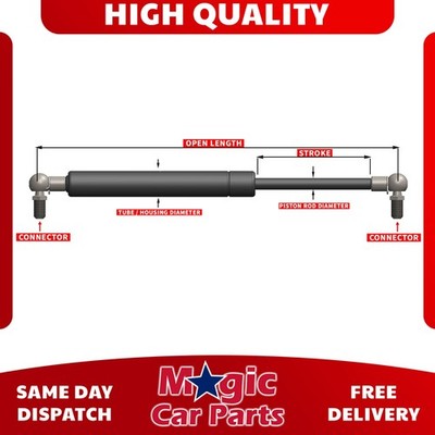 Universal Gas Strut Spring 200-800mm Multi Purpose 100N-1200N Bj Or Eyelet 1X