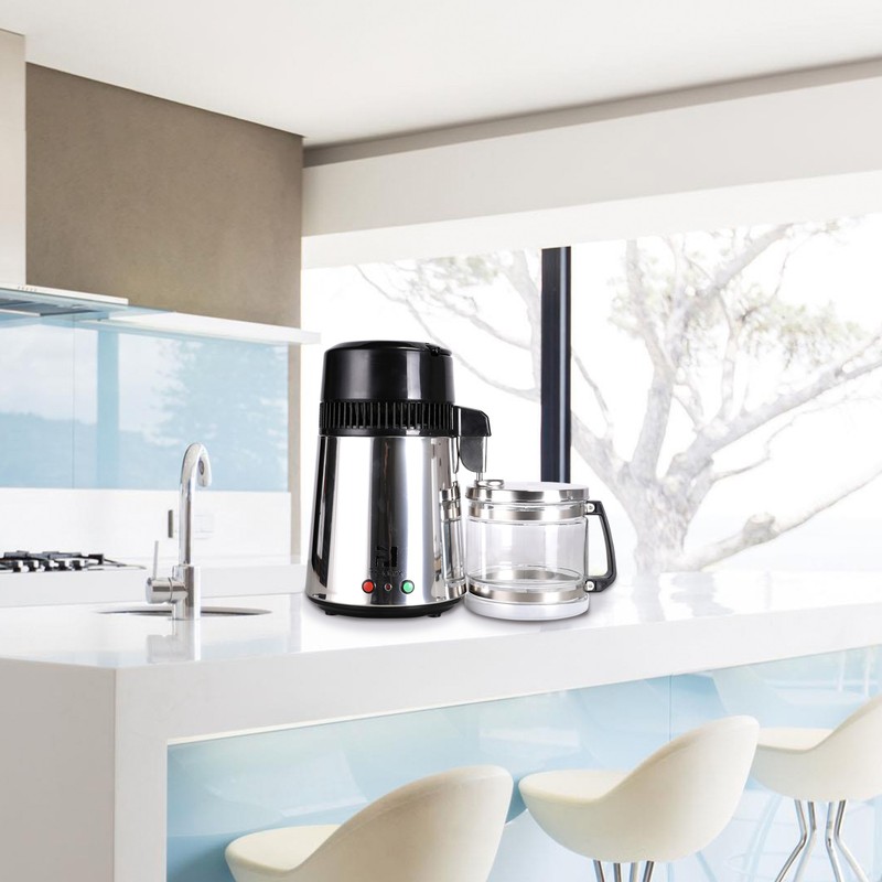 Machine 4l Stainless Steel W/ Glass Bottle