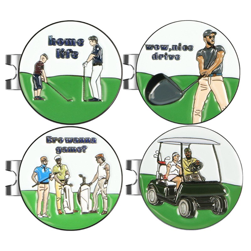 Ball Marker Hat Clip Strong Magnetic Golf Marker Hat Clip