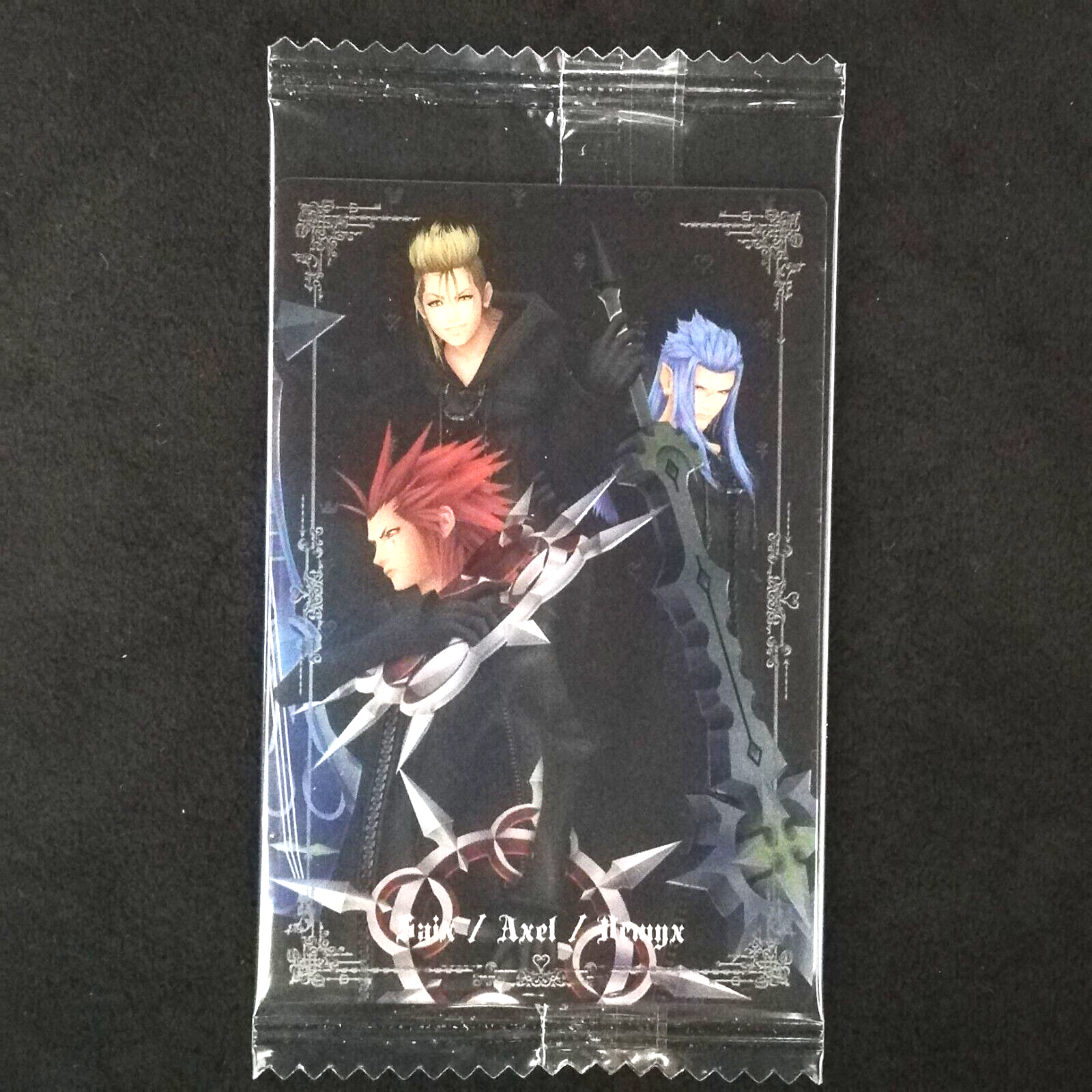 Kingdom Hearts Saix Axel Demyx #18 Disney Warfer Plastic Card Japanese In Stock