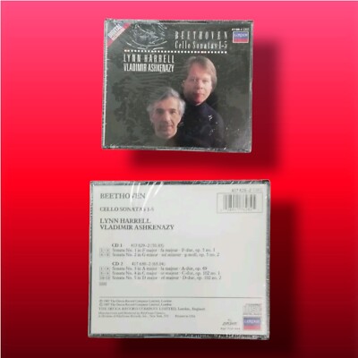 Beethoven: Cello Sonatas Nos. 1-5 (CD, Oct-1990, 2 Discs, London)