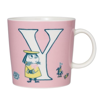 Moomin Mug Cup ARABIA 0.4L Alphabet Collection Y Brand New