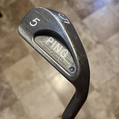 Vintage PING Karsten II Blue Dot  5 Iron Steel Shaft