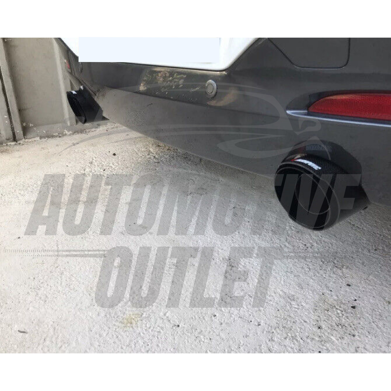 2X AKRAPOVIC EXHAUST TIP 4.5" OUTLET CARBON FIBRE FOR BMW 3 4 5 SERIES F10 11 11