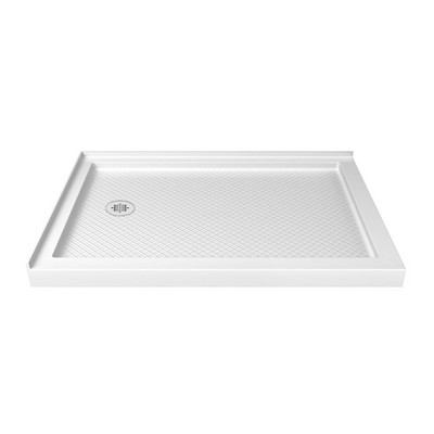 DreamLine SlimLine 32 in. D x 48 in. W x 2 3/4 in. H Left Drai...