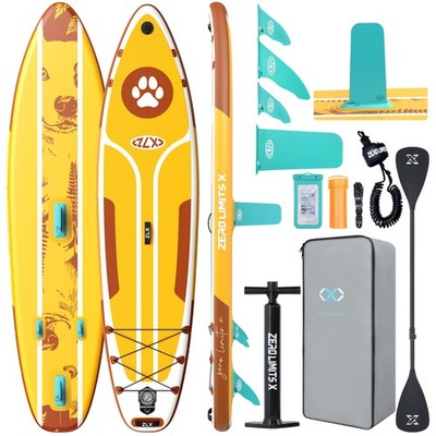 Buy ZLX Inflatable Stand Up Paddle Board, 10'6" SUP NonSlip Stable Deck Pad with ...