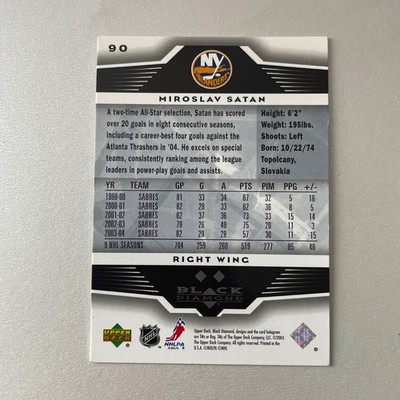 2005 Upper Deck Black Diamond #90 Miroslav Satan 2 Diamonds
