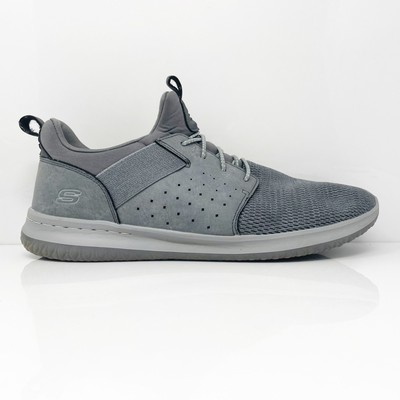 

Мужские кроссовки Skechers Delson Camben 65474 серые кроссовки размер 13, Серый, Delson Camben