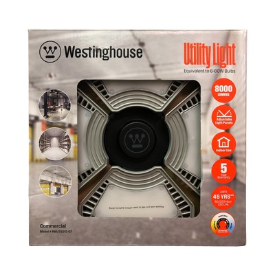 Деформируемый коммерческий светодиодный светильник Westinghouse 8000 Люмен для внутреннего освещения