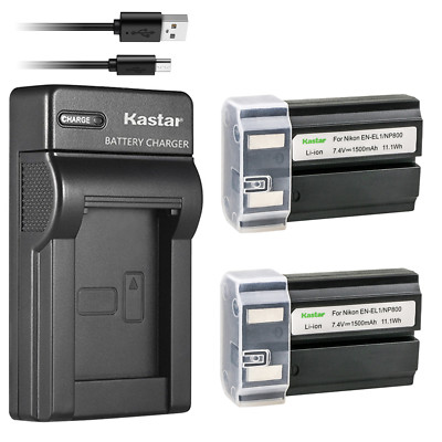 Kastar Battery Slim Charger for Nikon EN-EL1 MH-53 & Nikon Cooipix 8700 Camera