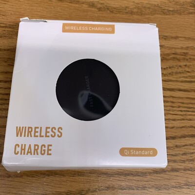 VOLKAN / Fast Wireless Charger, Works with Android & iOS Smartphones 