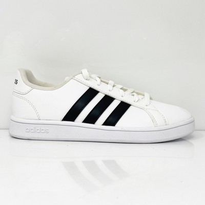 

Adidas Boys Grand Court EF0103 Белая повседневная обувь Кроссовки Размер 2, Белый, Grand Court