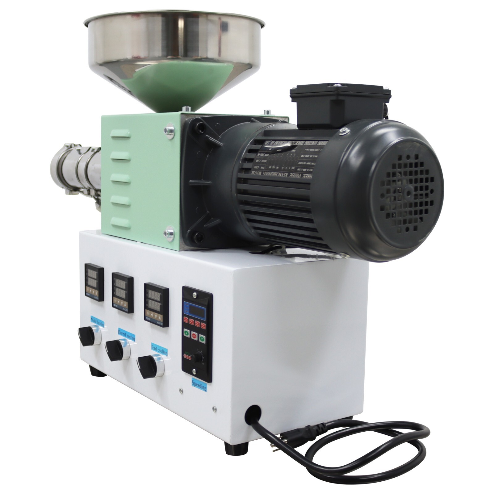 SJ35 110V Single Screw Extruder Plastic Extrusion Processer 0.1-5kg/h Dia.1.37"