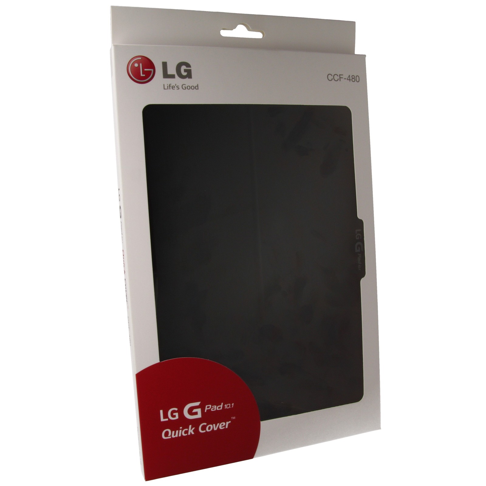 CUSTODIA ORIGINALE LG FLIP CASE QUICK COVER CCF-480 per LG G PAD E10 NERO